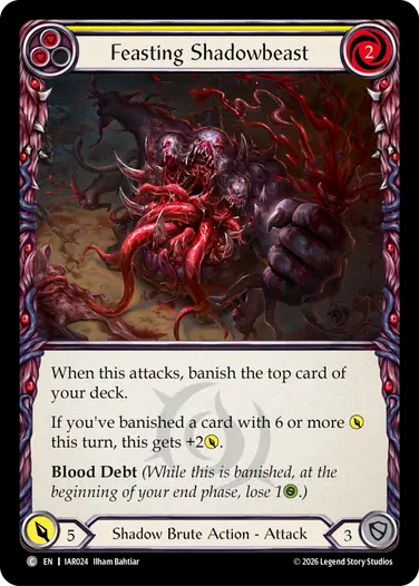 Feasting Shadowbeast (Yellow)