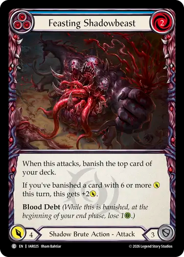 Feasting Shadowbeast (Blue)