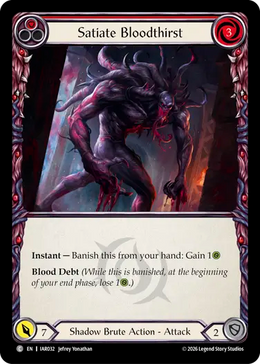 Satiate Bloodthirst (Red)