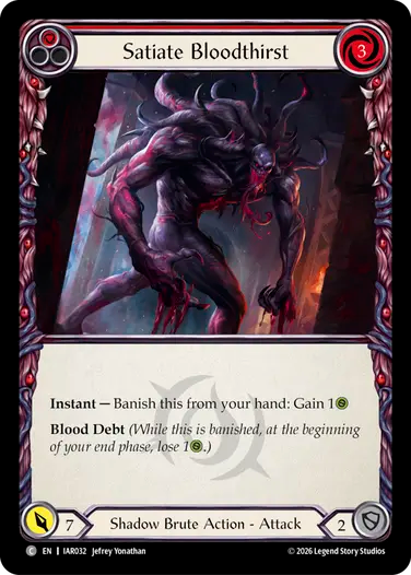 Satiate Bloodthirst (Red)