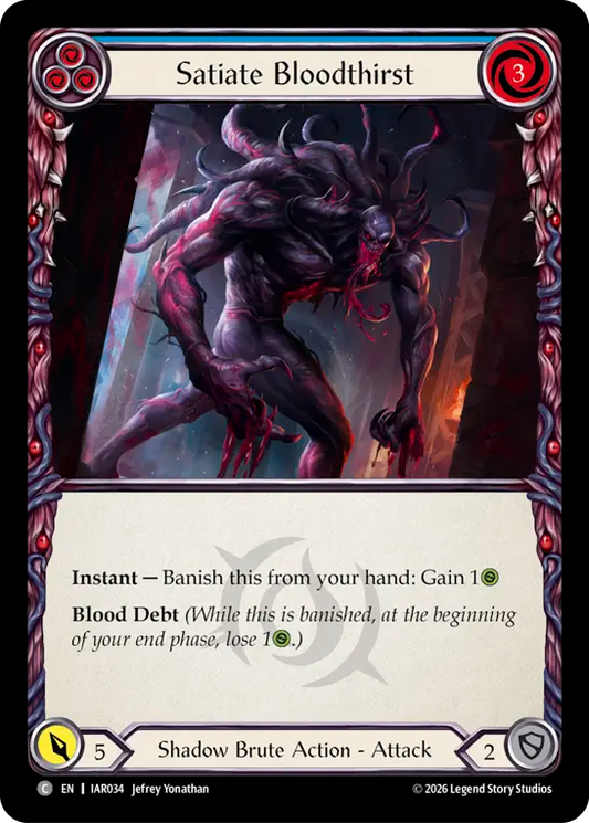 Satiate Bloodthirst (Blue)