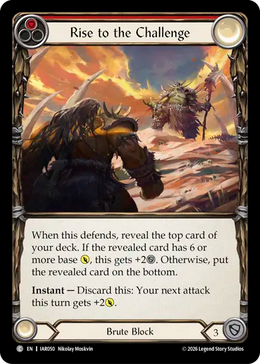 Rise to the Challenge (Red)