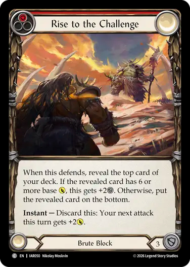 Rise to the Challenge (Red)