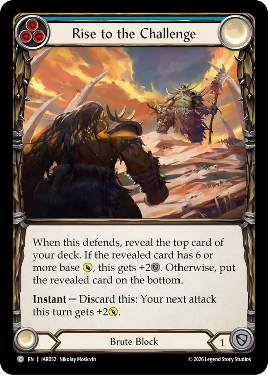 Rise to the Challenge (Blue)