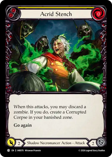 Acrid Stench (Yellow)