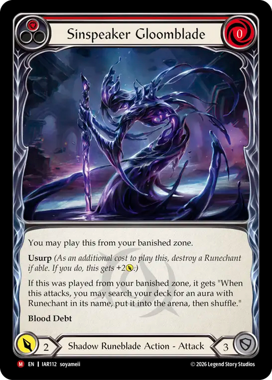 Sinspeaker Gloomblade