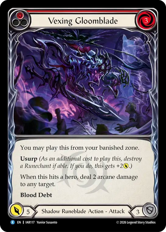 Vexing Gloomblade (Red)