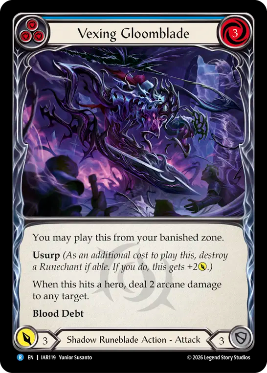 Vexing Gloomblade (Blue)