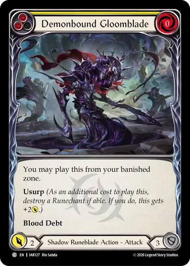 Demonbound Gloomblade (Yellow)