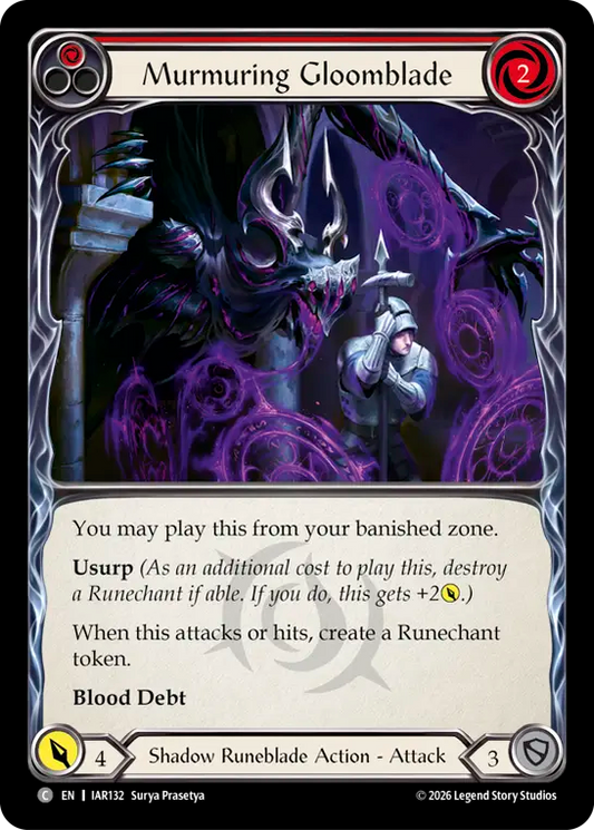 Murmuring Gloomblade (Red)