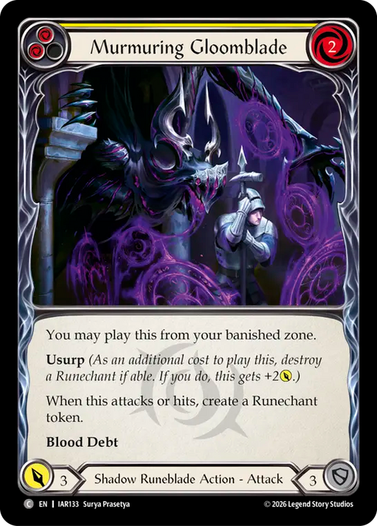 Murmuring Gloomblade (Yellow)
