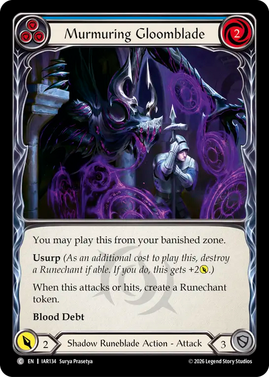 Murmuring Gloomblade (Blue)