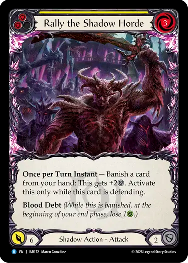 Rally the Shadow Horde (Yellow)