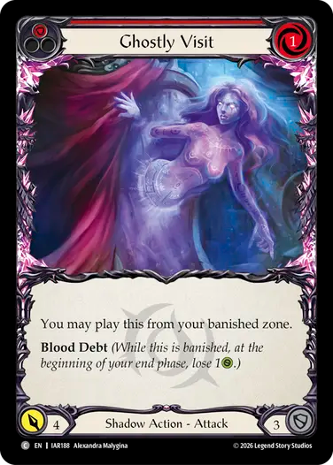 Ghostly Visit (Red)