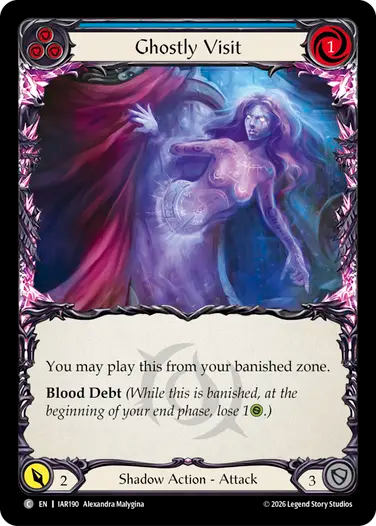 Ghostly Visit (Blue)