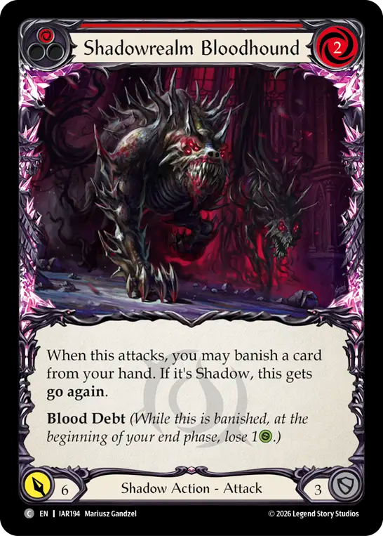 Shadowrealm Bloodhound (Red)