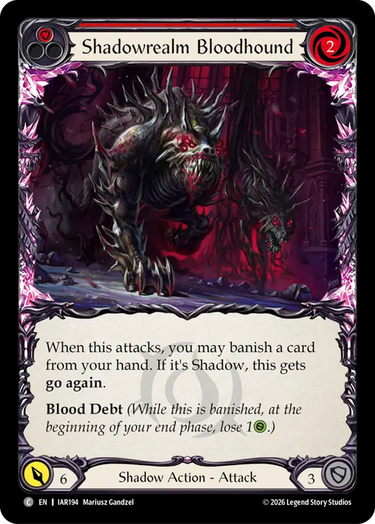 Shadowrealm Bloodhound (Red)