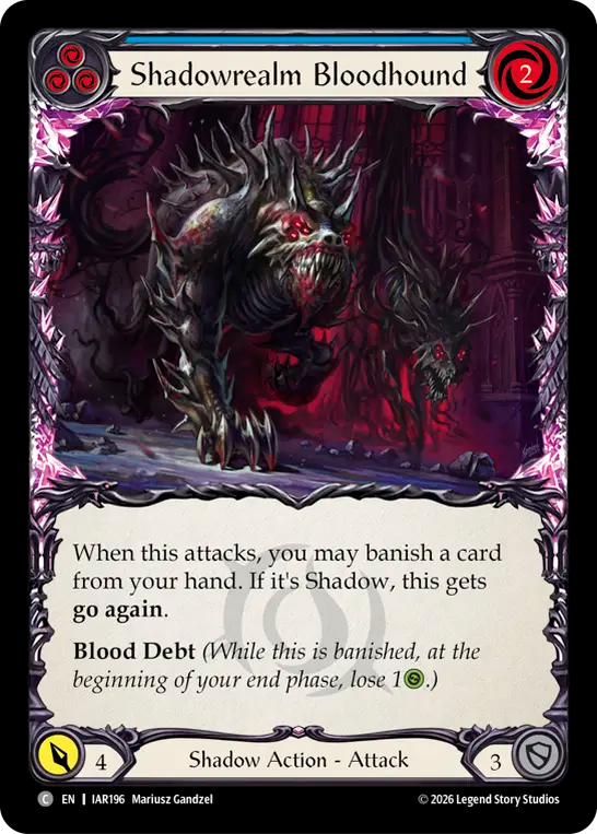 Shadowrealm Bloodhound (Blue)