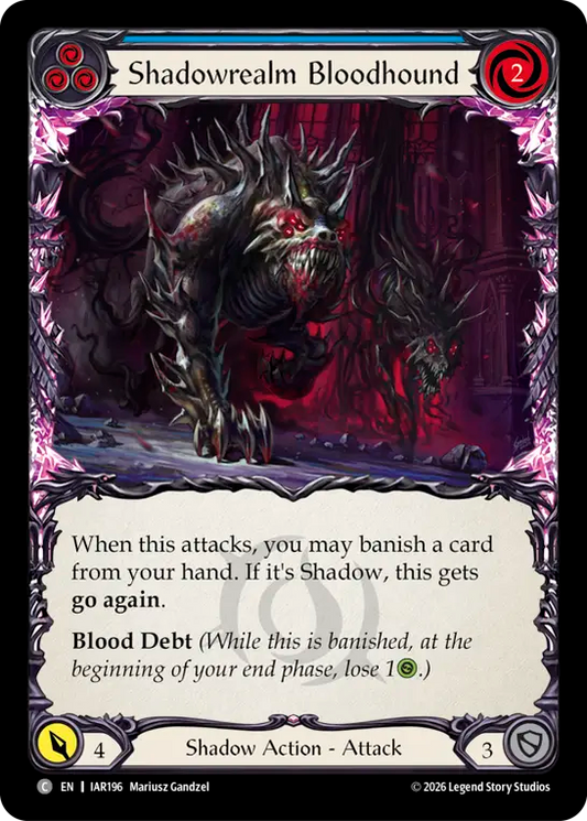 Shadowrealm Bloodhound (Blue)