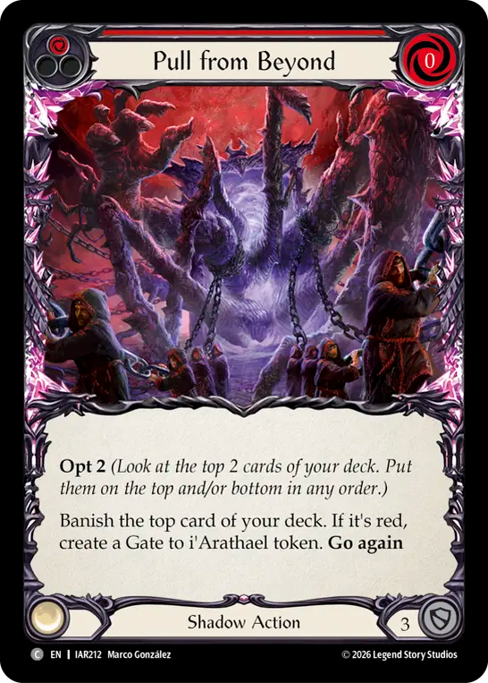 Pull from Beyond (Red)