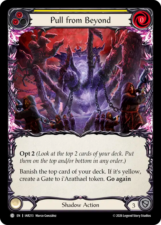 Pull from Beyond (Yellow)