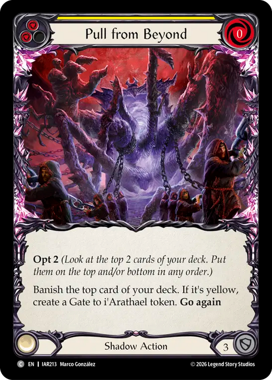 Pull from Beyond (Yellow)