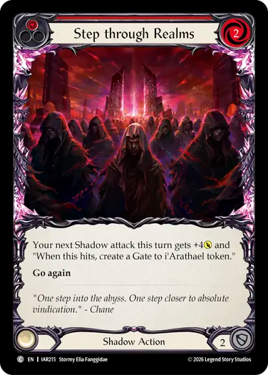 Step through Realms (Red)