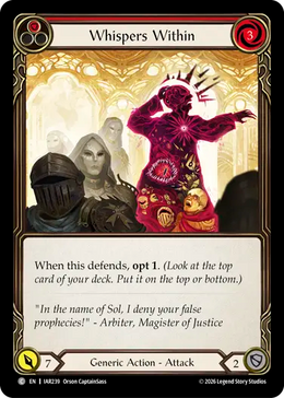 Whispers Within (Red)