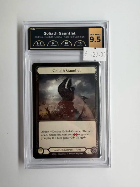 FAB Slab - Goliath Gauntlet Cold Foil PCG 9.5