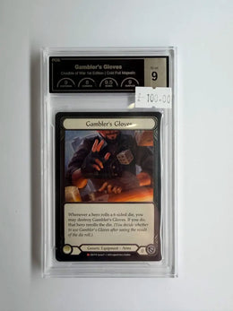 FAB Slab - Gambler's Gloves Cold Foil PCG 9