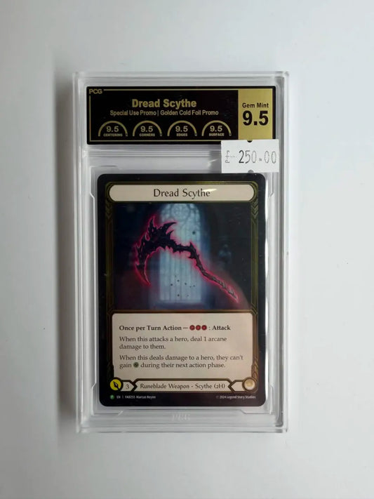 FAB Slab - Dread Scythe Gold Cold Foil PCG 9.5