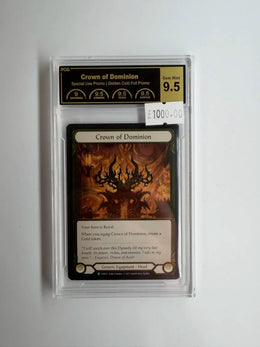 FAB Slab - Crown of Dominion Gold Cold Foil PCG 9.5