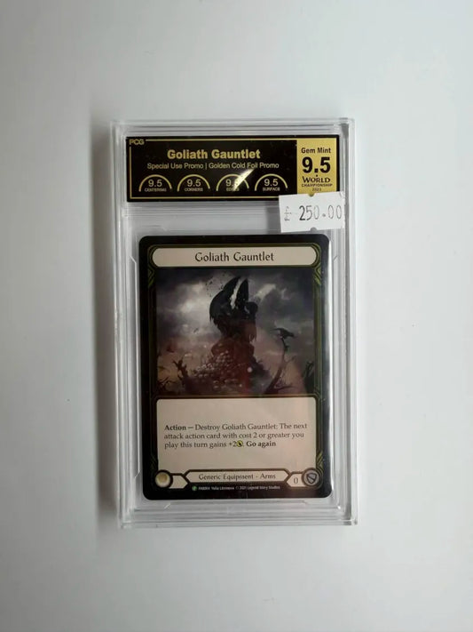 FAB Slab - Goliath Gauntlet Gold Cold Foil PCG 9.5