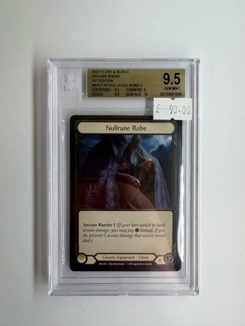 FAB Slab - Nullrune Robe Cold Foil Beckett 9.5