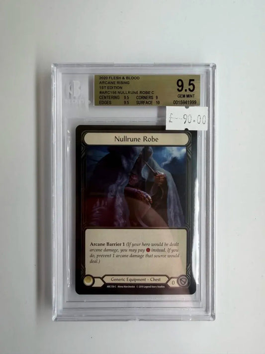 FAB Slab - Nullrune Robe Cold Foil Beckett 9.5