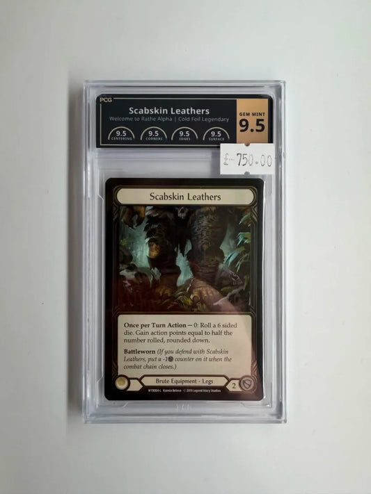 FAB Slab - Scabskin Leathers Cold Foil PCG 9.5