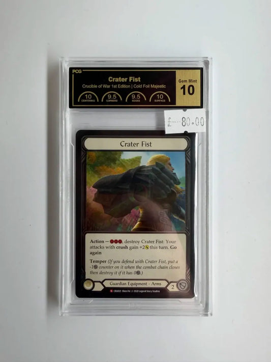 FAB Slab - Crater Fist Cold Foil PCG 10