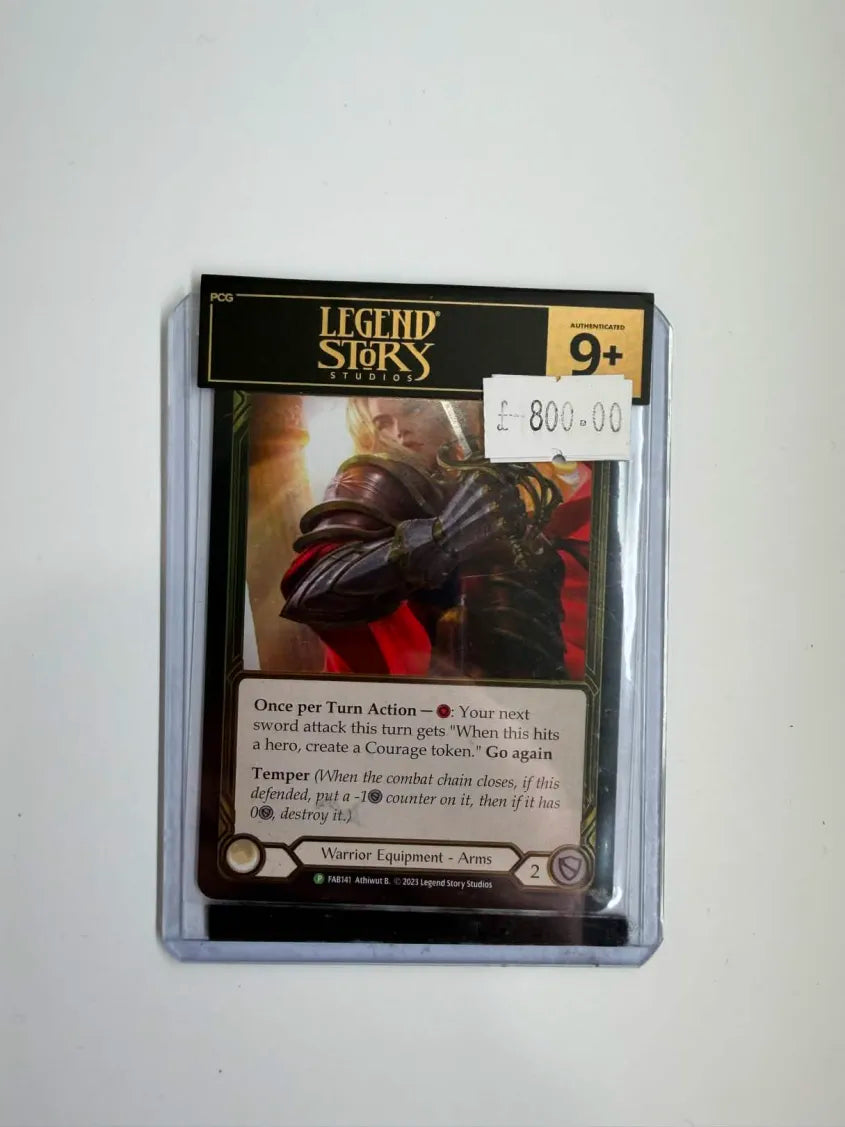 FAB Slab - Ironsong Versus Gold Cold Foil Toploader