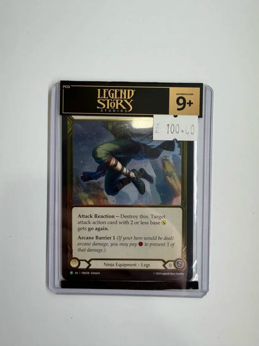 FAB Slab - Tide Flippers Gold Cold Foil Toploader