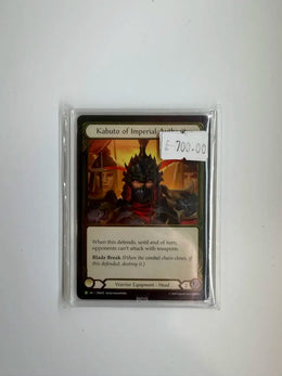 FAB Slab - Kabuto of Imperial Authority Gold Cold Foil Players Slim Slab PCG 9.5