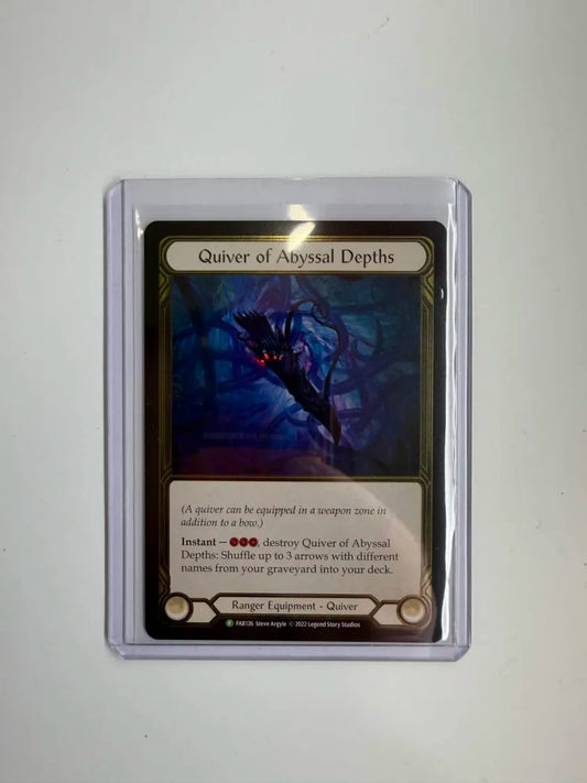 FAB Slab - Quiver of Abyssal Depths Gold Cold Foil