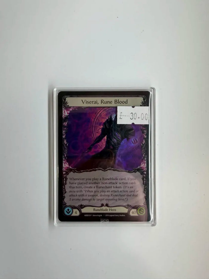 FAB Slab - Viserai Rune Blood Rainbow Foil PCG 9