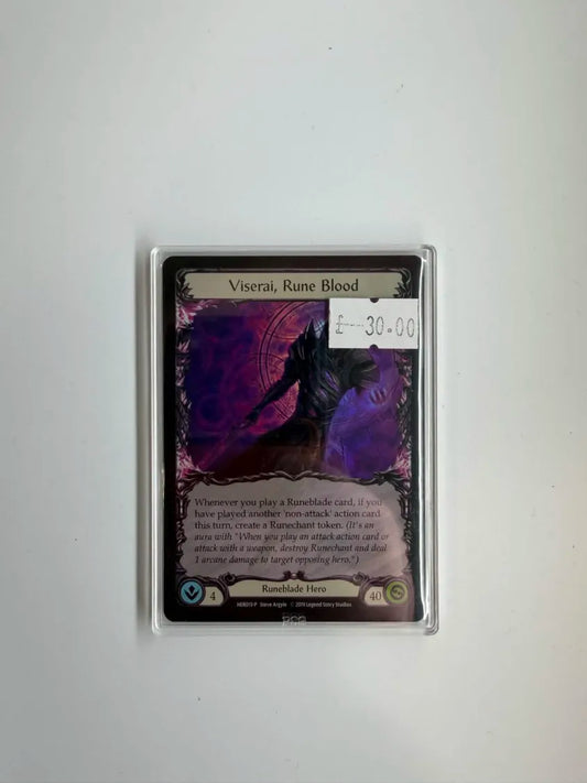 FAB Slab - Viserai Rune Blood Rainbow Foil PCG 9