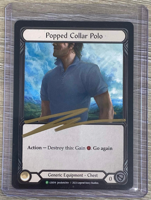 FAB Slab - Popped Collar Polo (Cold Foil)