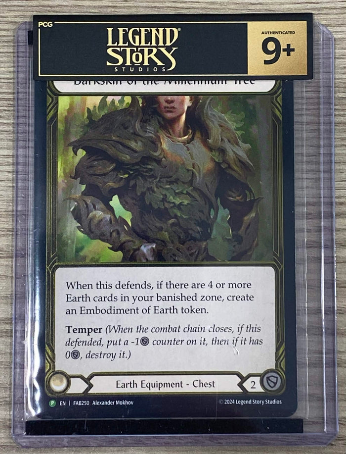 FAB Slab - Barkskin of the Millenium Tree Gold Cold Foil Toploader