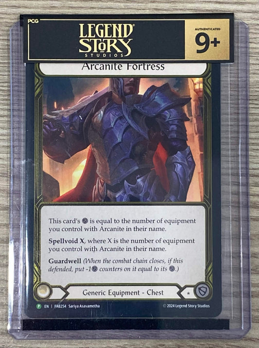 FAB Slab - Arcanite Fortress Gold Cold Foil Toploader