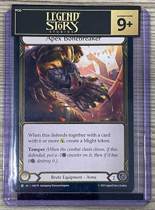 FAB Slab - Apex Bonebreaker Gold Cold Foil Toploader