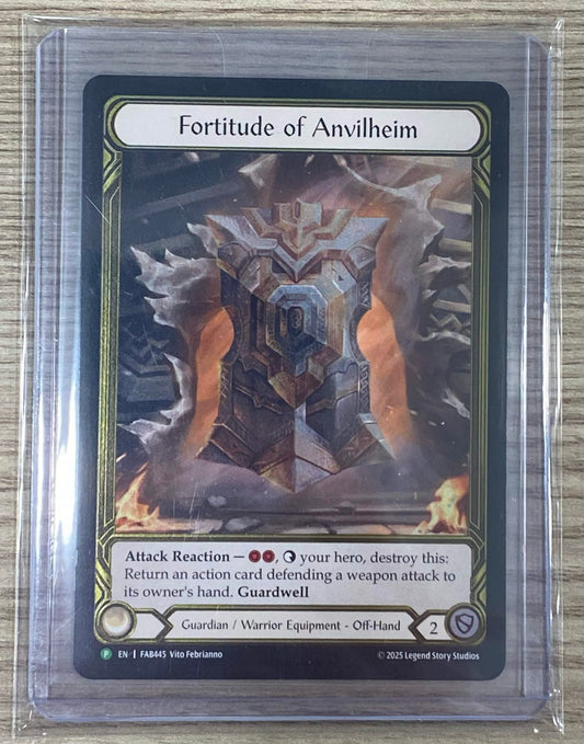FAB Slab - Fortitude of Anvilheim Gold Cold Foil Toploader