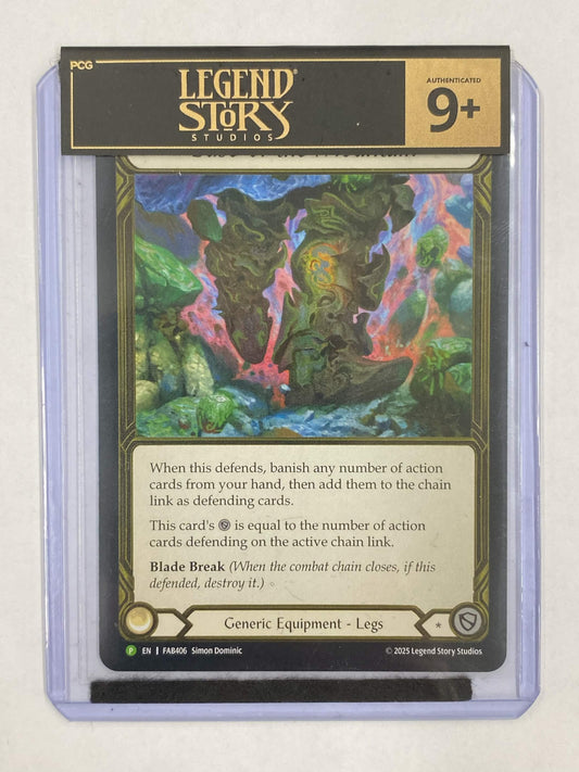FAB Slab - Base of the Mountain Gold Cold Foil Toploader