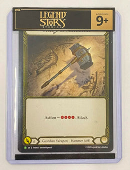 FAB Slab - Sledge of Anvilheim Gold Cold Foil Toploader